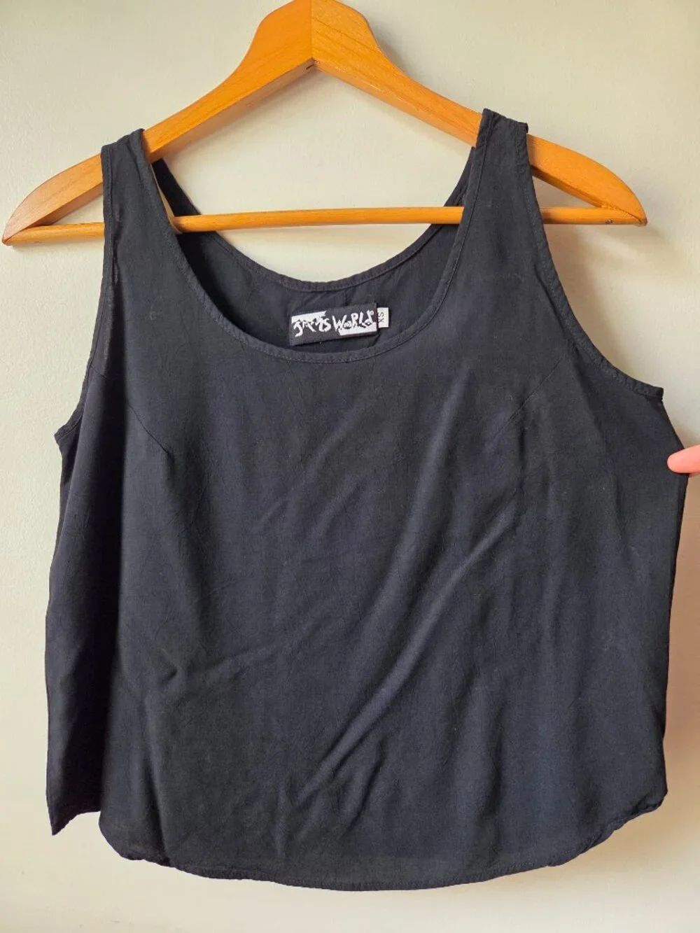 EUC JAMS WORLD BLACK TANK TOP SIZE XS